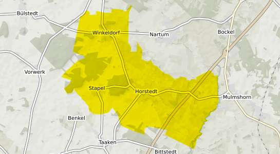 Immobilienpreisekarte Horstedt b. Husum, Nordsee