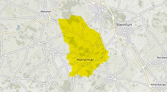Immobilienpreisekarte Horstmar Westfalen