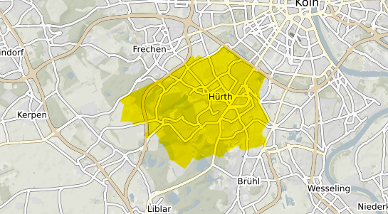 Immobilienpreisekarte Hürth Rheinland
