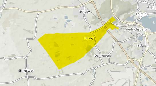 Immobilienpreisekarte Huesby