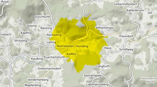 Immobilienpreisekarte Hunding