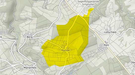 Immobilienpreisekarte Hunzel