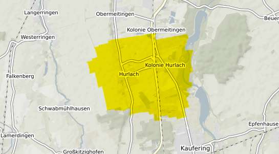 Immobilienpreisekarte Hurlach Oberbayern