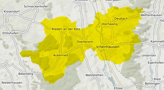Immobilienpreisekarte Ichenhausen