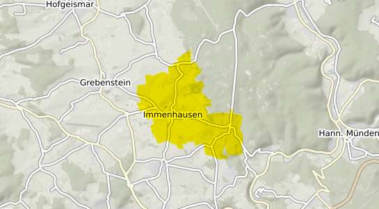 Immobilienpreisekarte Immenhausen Hessen
