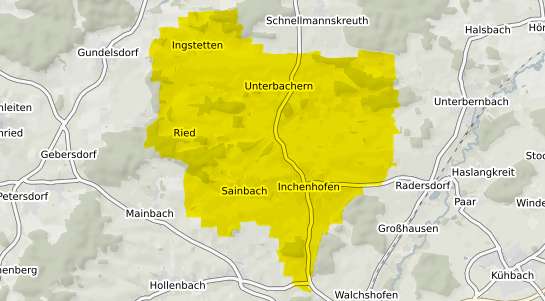 Immobilienpreisekarte Inchenhofen