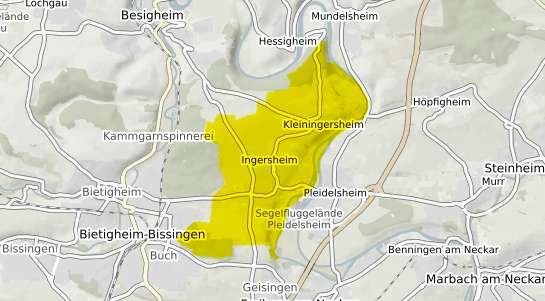 Immobilienpreisekarte Ingersheim Wuerttemberg