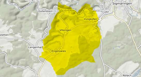 Immobilienpreisekarte Inzigkofen