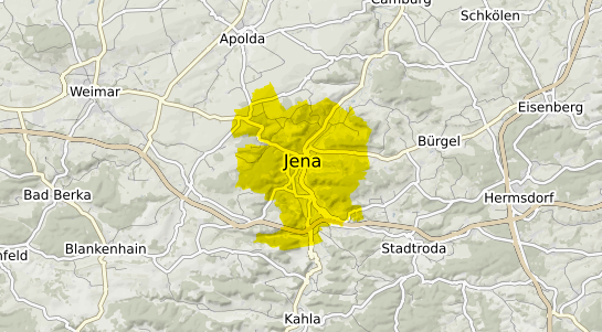 Immobilienpreisekarte Jena