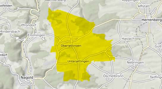 Immobilienpreisekarte Jettingen Wuerttemberg