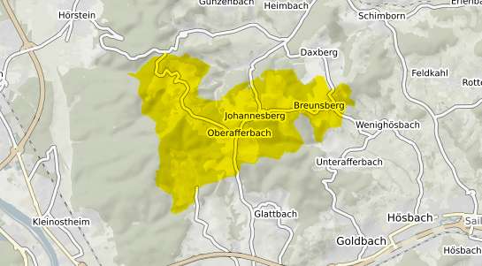 Immobilienpreisekarte Johannesberg Unterfranken