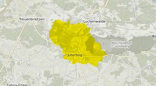 Immobilienpreisekarte Jüterbog