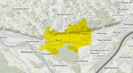 Immobilienpreisekarte Julbach (Oberösterreich) Niederbayern