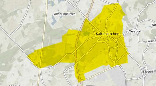 Immobilienpreisekarte Kaltenkirchen Holstein