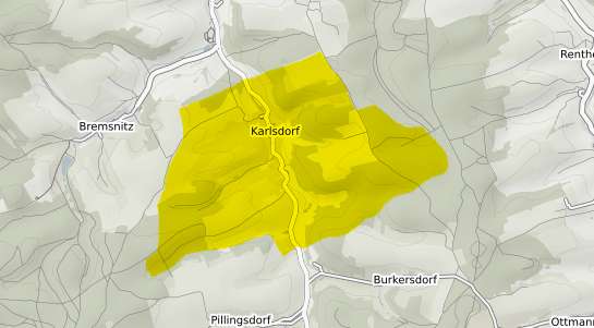 Immobilienpreisekarte Karlsdorf b. Stadtroda