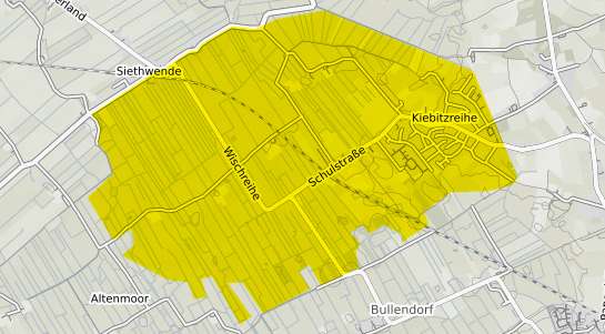 Immobilienpreisekarte Kiebitzreihe