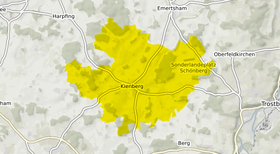 Immobilienpreisekarte Kienberg Oberbayern