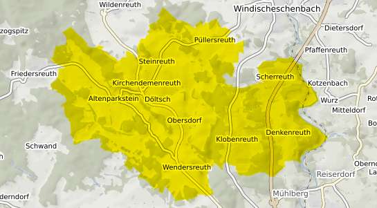 Immobilienpreisekarte Kirchendemenreuth