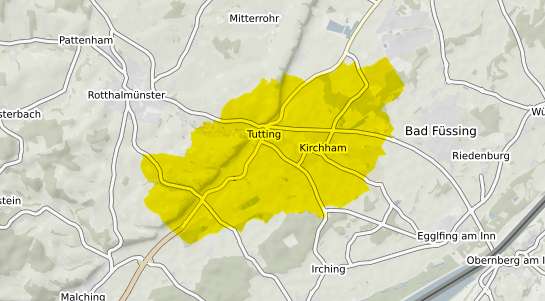 Immobilienpreisekarte Kirchham Niederbayern