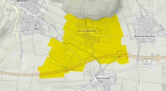 Immobilienpreisekarte Kirchworbis