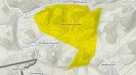 Immobilienpreisekarte Kleinsteinhausen