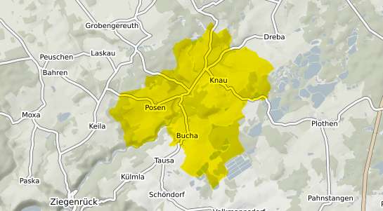 Immobilienpreisekarte Knau b. Poessneck