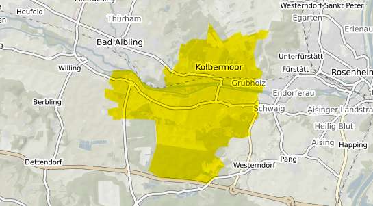 Immobilienpreisekarte Kolbermoor