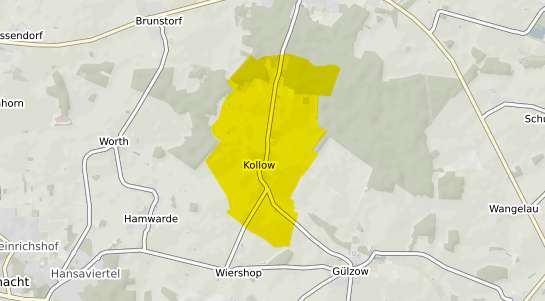 Immobilienpreisekarte Kollow b. Schwarzenbek