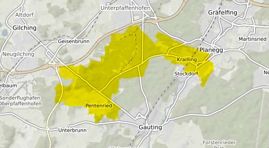 Immobilienpreisekarte Krailling