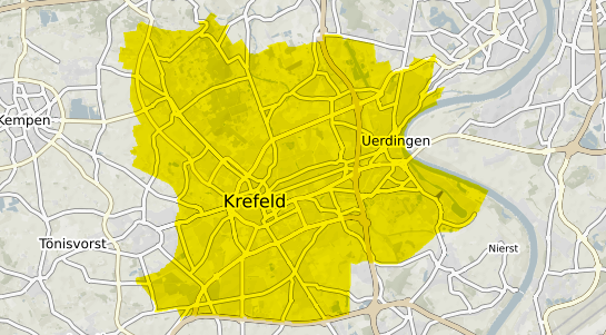 Immobilienpreisekarte Krefeld
