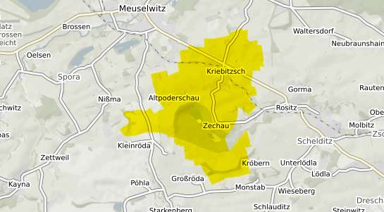 Immobilienpreisekarte Kriebitzsch