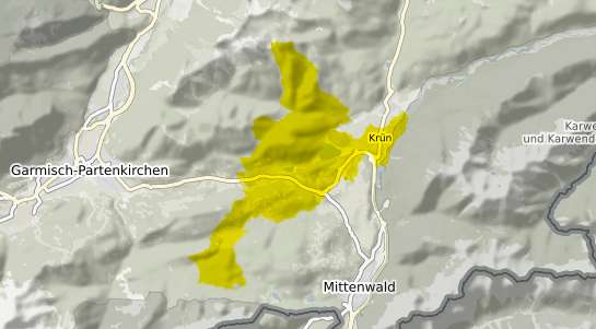 Immobilienpreisekarte Kr&uuml;n