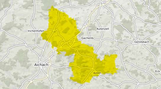 Immobilienpreisekarte K&uuml;hbach Schwaben