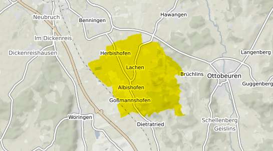 Immobilienpreisekarte Lachen b. Memmingen