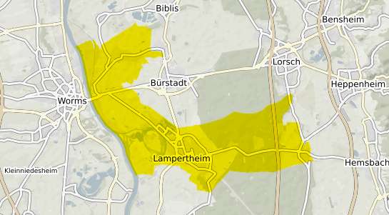 Immobilienpreisekarte Lampertheim Hessen