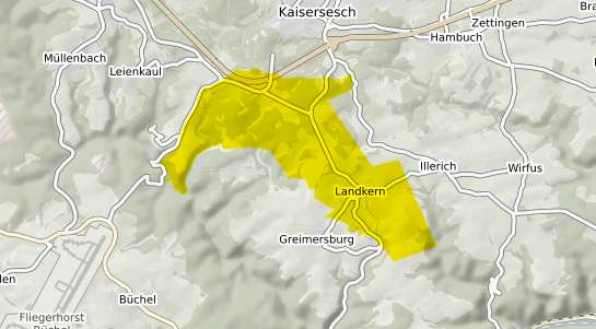 Immobilienpreisekarte Landkern