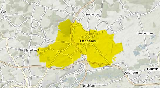Immobilienpreisekarte Langenau Wuerttemberg
