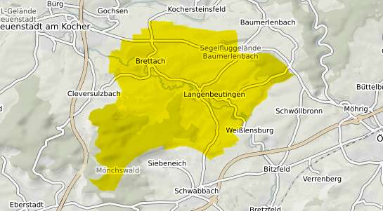 Immobilienpreisekarte Langenbrettach