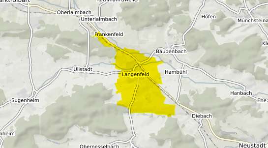 Immobilienpreisekarte Langenfeld Mittelfranken