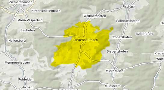 Immobilienpreisekarte Langenneufnach