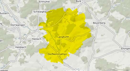Immobilienpreisekarte Langfurth Mittelfranken