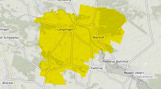 Immobilienpreisekarte Langlingen b. Celle