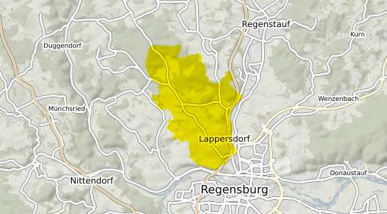 Immobilienpreisekarte Lappersdorf Oberpfalz