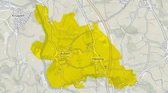 Immobilienpreisekarte Lauben b. Memmingen