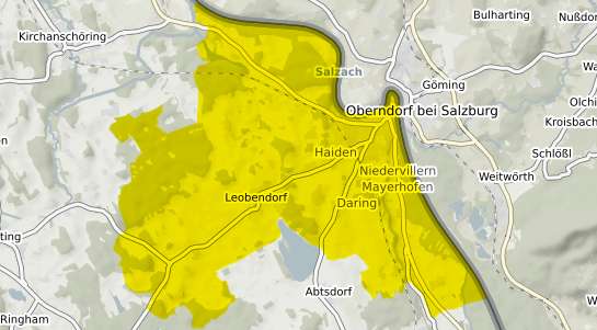 Immobilienpreisekarte Laufen Salzach