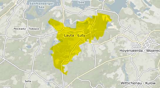 Immobilienpreisekarte Lauta b. Hoyerswerda