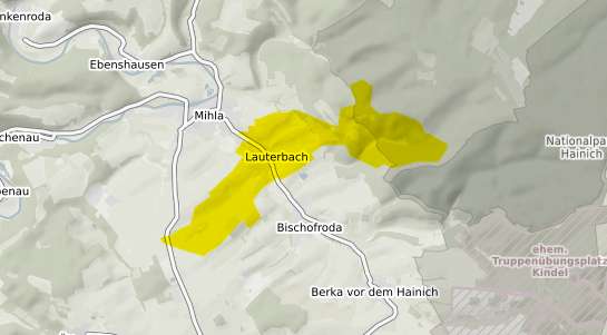 Immobilienpreisekarte Lauterbach b. Eisenach, Thueringen