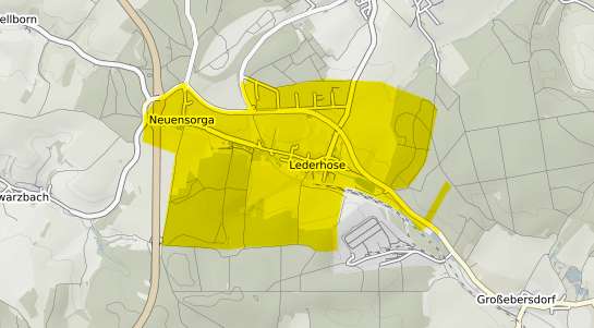 Immobilienpreisekarte Lederhose (Thüringen)