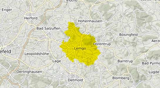 Immobilienpreisekarte Lemgo