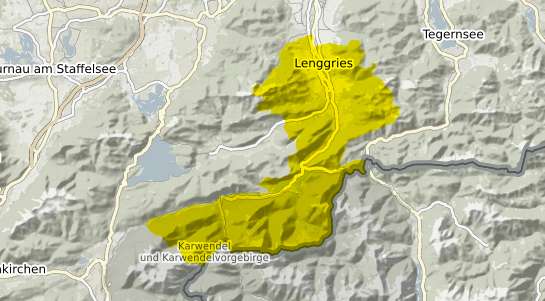 Immobilienpreisekarte Lenggries